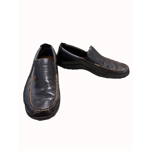 Cole Haan men’s dark brown leather slip on loafer shoes size 10m SKU 5306 main image 8
